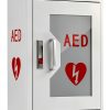 DorBuphan AED Cabinet Wall Mount Steel Dustproof Medical-0