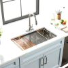 Fulorni 33 Inch Undermount Kitchen Sink Stainless Steel-1