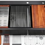 SOMRXO Gunmetal Black Double Bowl Kitchen Sink Stainless-0