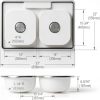 Elkay Dayton Stainless Steel Double Bowl Kitchen Sink-4