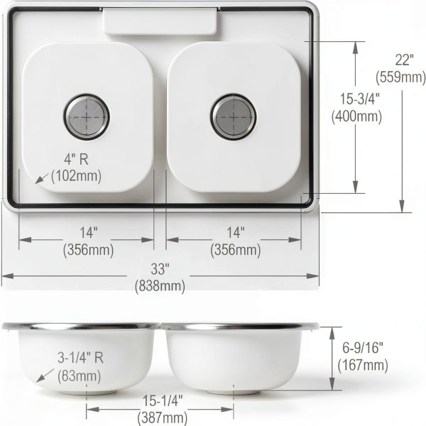 Elkay Dayton Stainless Steel Double Bowl Kitchen Sink-4