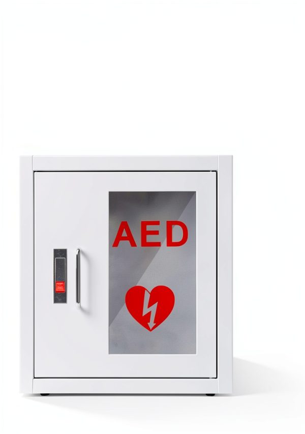 Likom AED Cabinet Stainless Steel Wall Mount Defibrillator-2