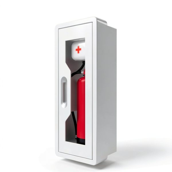 Gigagreet Fire Extinguisher Cabinet Magnetic Door Safety-3