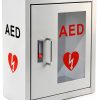 Likom AED Cabinet Stainless Steel Wall Mount Defibrillator-0