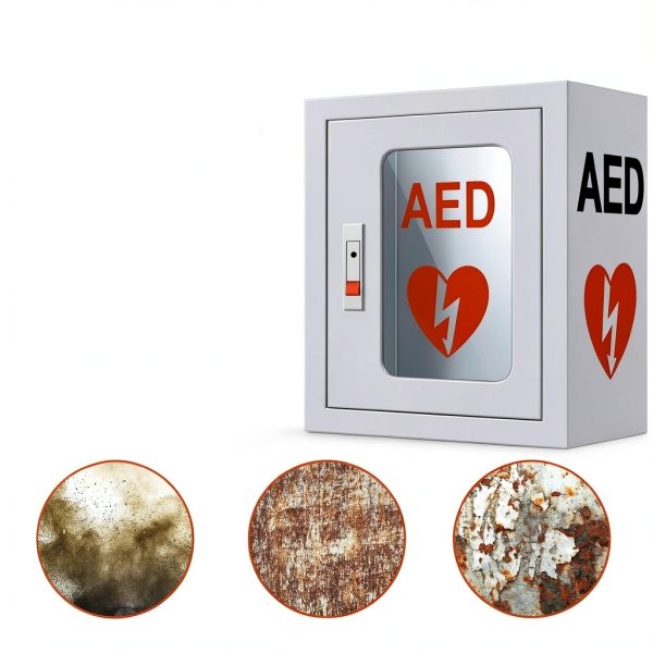 ZIPOWEY AED Cabinet Stainless Steel Wall Mounted Emergency-3