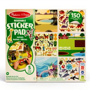 Melissa & Doug Animal Sticker Book 150 Reusable-0