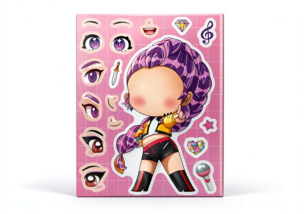 Lonvichtt Demon Hunters K-Pop Stickers for Laptops-1
