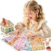 Xuoent 3D Animal Sticker Set 6 Pieces A1-6 Sets Reusable Waterproof-3
