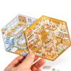 Xuoent 3D Animal Sticker Set 6 Pieces A1-6 - Reusable Waterproof PET-1