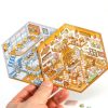 Xuoent 3D Animal Sticker Set 6 Pieces A1-6 Sets Reusable Waterproof-1
