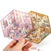 3D Sticker Scene Set Xuoent A5-6 Brown Animal Cartoon 6 Pieces-1