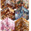 3D Sticker Scene Set Xuoent A5-6 Brown Animal Cartoon 6 Pieces-0