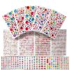 EODIEBN 3228 Piece Chroma 3D Gem Sticker Sheet for Crafts and Kids-1