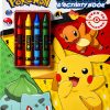 Bendon Pokemon Sticker & Coloring Book Set for Kids Small Black-8