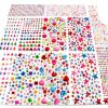 EODIEBN 3228 Piece Chroma 3D Gem Sticker Sheet for Crafts and Kids-0