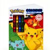 Bendon Pokemon Sticker & Coloring Book Set for Kids Small Black-2