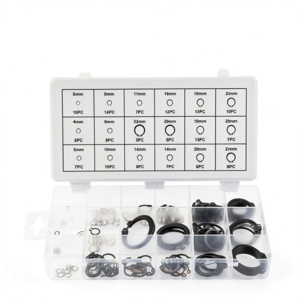 Black Circlip Snap Retaining Rings 150PCS by Eujgoov 18 Size Kit-7