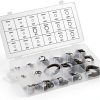 Black Circlip Snap Retaining Rings 150PCS by Eujgoov 18 Size Kit-4
