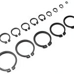 Black Circlip Snap Retaining Rings 150PCS by Eujgoov 18 Size Kit-0