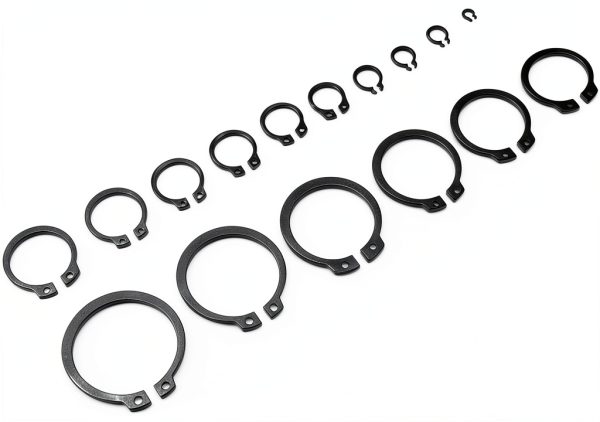 Black Circlip Snap Retaining Rings 150PCS by Eujgoov 18 Size Kit-0