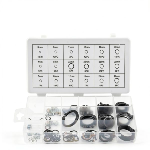 Black Circlip Snap Retaining Rings 150PCS by Eujgoov 18 Size Kit-6