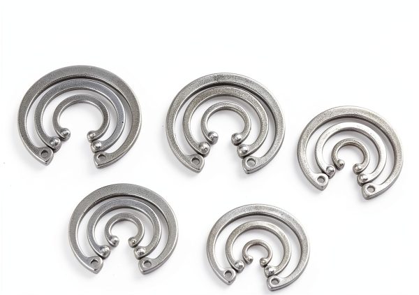 Internal Snap Retaining Ring Kit Hilitchi 200pcs 15-Size 304 Stainless-1
