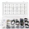 Black Circlip Snap Retaining Rings 150PCS by Eujgoov 18 Size Kit-1