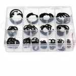 Internal Circlips Glarks 300Pcs Retaining Ring Kit Alloy Steel-0