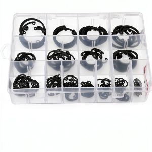 Internal Circlips Glarks 300Pcs Retaining Ring Kit Alloy Steel-0