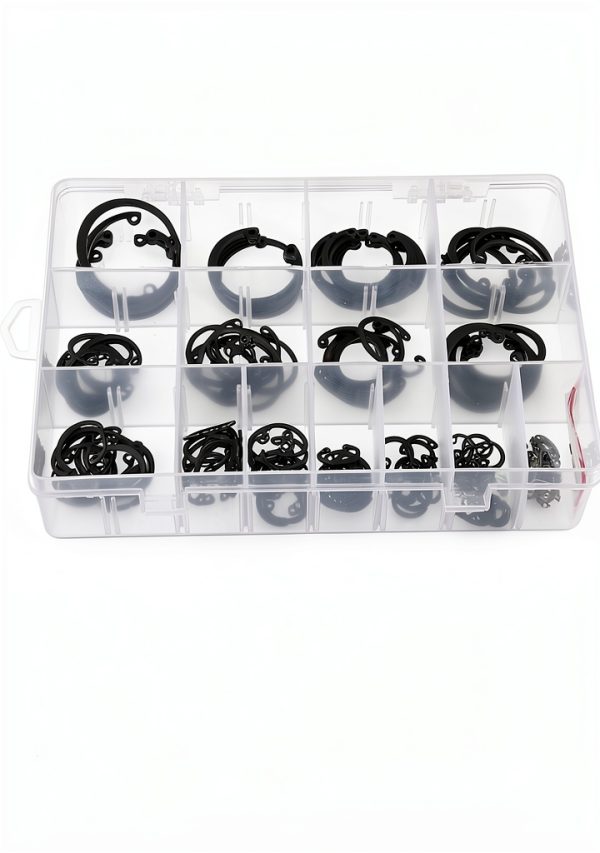 Internal Circlips Glarks 300Pcs Retaining Ring Kit Alloy Steel-0