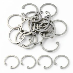 PATIKIL 25mm ID Internal Retaining Rings, 20 Pcs E-Clip Snap Ring 304 Stainless Steel Internal Circlip for Automobile Valve Equipment Bearings-0