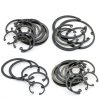 Internal Circlips Glarks 300Pcs Retaining Ring Kit Alloy Steel-5