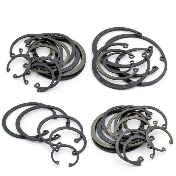 Internal Circlips Glarks 300Pcs Retaining Ring Kit Alloy Steel-5